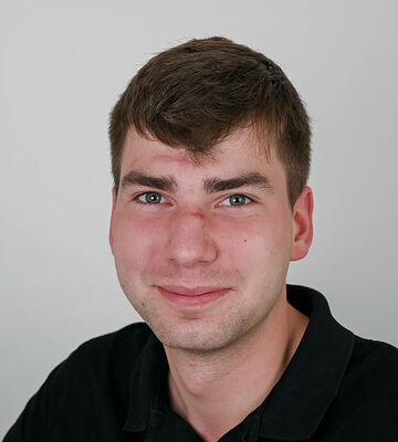 Auszubildender Ruben Lohn Auszubildender Tom Mühlhause